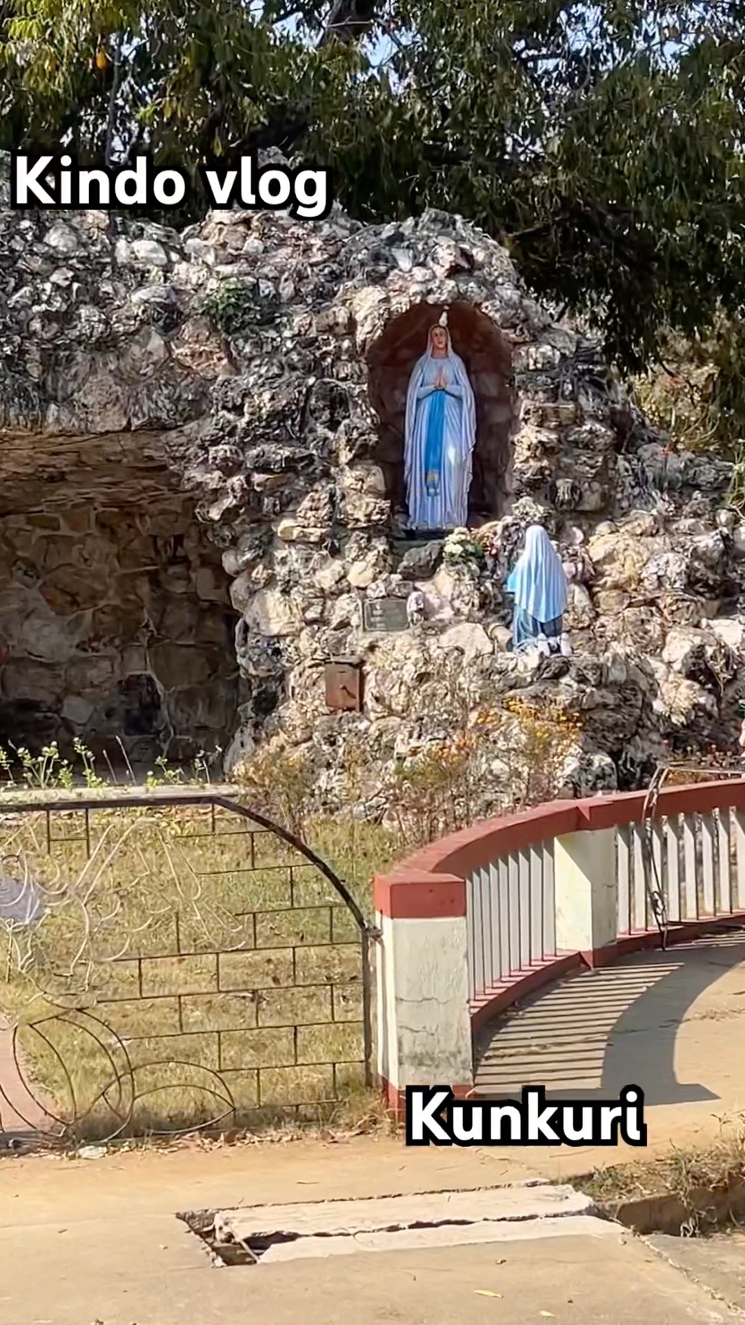 Kunkuri ,mother Mary Grotto, @Kindovlog25